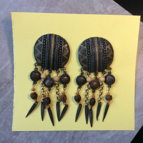 Totally Rad Earrings - Wear it like it's 1985! #ThrowbackJewels #RetroGlam - Picture 1 of 2